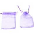 thumbnail image 3 of ORUYROP ® 100pcs Drawstring Organza Jewelry Candy Pouch Party Wedding Favor Gift Bags (6x8, Light Purple), 3 of 7