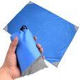thumbnail image 1 of Outdoor camping mat waterproof and convenient foldable picnic mat lawn moisture-proof mat polyester plaid beach mat-Easily Fits into Small Bag, Washable Quick Dry Compact Beach Mat, 1 of 5
