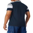 thumbnail image 2 of T-Shirt Homme Manches Courtes à Rayures Contrastées Ajusté avec Col, 2 of 6
