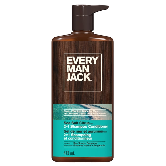 Shampoing et Revitalisant 2-en-1 Sel de mer + Agrumes