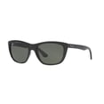 thumbnail image 2 of Ray-Ban Woman Sunglasses Black Frame, Green Lenses, 57MM, 2 of 4