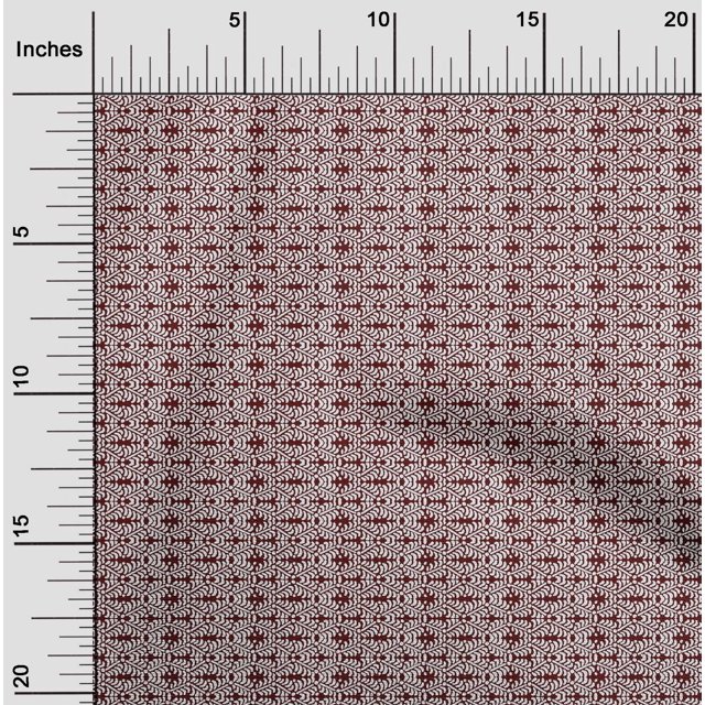 oneOone Cotton Cambric Fabric Geometric Block Decor Fabric Printed BTY 56 Inch Wide
