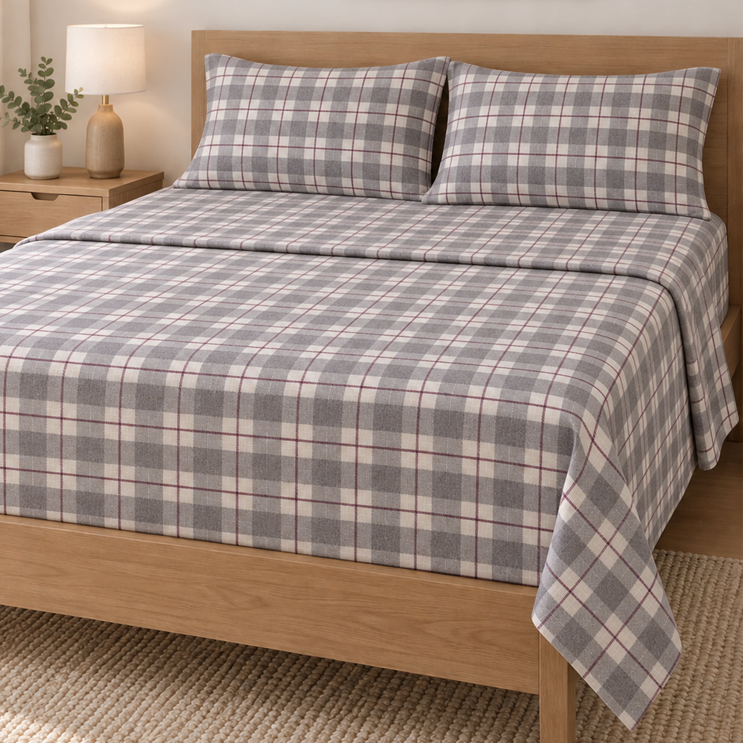 FLANNEL SHEET SET MADE PORTUGAL