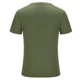thumbnail image 4 of Plebaso T-Shirts Athlétiques pour Hommes Manches Courtes Col Rond T-Shirts Respirants Unis pour Course, 4 of 7