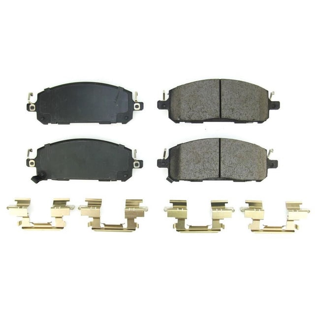 Power Stop Brake Pad 17-2413 Z17 Evolution; FMSI Number D2413; Ceramic Brake Pads; Set Of 4; With Premium Stainless Steel Hardware