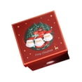 thumbnail image 2 of TopLLC Christmas Gift Boxes with Lids, 5x5x5 Inch Small Square Christmas Themed Pattern Gifts Boxes with Matching Handheld Bag, Reusable Xmas Gift Wrap Boxes for Presents Party Wedding Holiday, 2 of 8