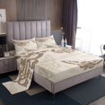 thumbnail image 1 of Erosebridal Gothic Moth Sheet Set Queen, Skull Bedding Sets Queen Size, Mandala Style Decor 4-Piece, 1 of 7