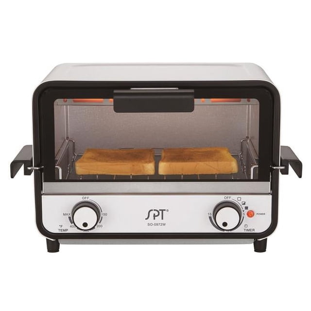 SPT SO-0972W Four Grille-Pain de Comptoir à 2 Tranches à Prise Facile
