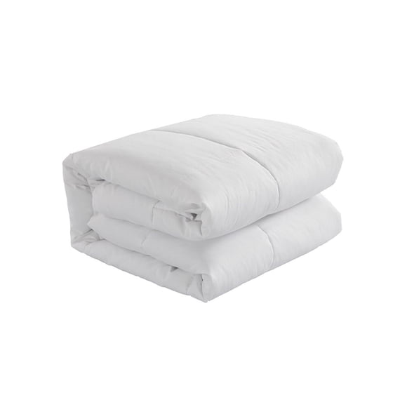 Couette d'Hôtel Toutes Saisons Format Grand 88"x88 Pouces, Coquille en Microfibre, Garnissage en Poly, 1/ Paquet