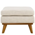 thumbnail image 4 of Engage Upholstered Fabric Ottoman - Beige, 4 of 5