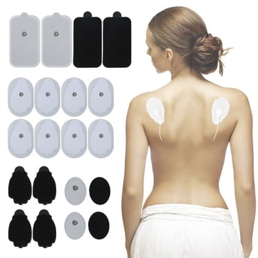 20pcs Electrodes Pads - Electro Pad Replacement Self-Adhesive Digital Therapy Massage for Electrotherapy