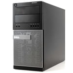 Dell Optiplex 9020 L'ordinateur tour Intel Core i7 4770 16GB 256GB SSD DVD Windows 10 Professional nouveau clavier, souris, cordon de puissance,WiFi Adaptateur remis à neuf
