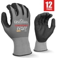 thumbnail image 1 of LINCONSON 12 pack Safety Performance Series Construction Mechanics Work Gloves (Large, Grey), 1 of 7