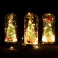 thumbnail image 1 of LED Decorative Lamp Luminous Christmas Tree Glass Cover Night Light Desktop Decoration Gifts for Showcase, 1 of 8