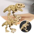 thumbnail image 2 of 3D Printed Movable Skeleton Toy Dinosaur Model Desktop Decoration Home Collectible Display for Adults Kids, 2 of 9