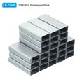 thumbnail image 3 of Unique Bargains Staples for Stapler, 6 Pack(1000Pcs Staples Per Pack) #10 Mini 3/16 Inch Length Staples Jam Free Silver Tone, 3 of 7