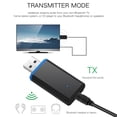 thumbnail image 3 of Bluetooth Transmitter for TV, Wireless Bluetooth 5.0 Transmitter Audio Adapter Wireless 3.5mm Adapter for Headphone PC TV Laptop and More, 3 of 7