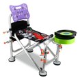 thumbnail image 3 of Fishing Chair, 6 Levels Height Adjustable Folding Fishing Director Chair Breathable Collapsible Aluminium Alloy  For Outdoor Upgrade Version, 3 of 3