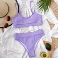 thumbnail image 4 of LSLJS Maillot de Bain Bikini Rehausseur pour Femmes, Ensemble de Plage, 4 of 8