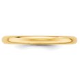 thumbnail image 2 of 14KY 2.5mm Demi-Rond Bande Taille 8.5 Taille 8.5, 2 of 3