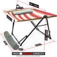 thumbnail image 2 of Tranquillo Unity Adjustable Hammock Stand, 800 lbs Capacity Steel Double Hammock Stand for 2 Persons, Premium Pre-Assembled Stand for Indoor Outdoor, Maple Leaf, 2 of 10
