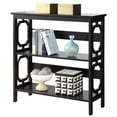 thumbnail image 3 of Convenience Concepts Omega Two-Shelf Bookcase in Black Wood Finish, 3 of 3