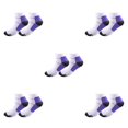 thumbnail image 3 of Wweixi 2piece Relieve Foot Fatigue Compression Socks For Greater Comfortable To Wear Ankles Socks purple S/M 5Set, 3 of 6