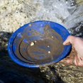 thumbnail image 3 of ASR Outdoor 8 inch Gold Pan with Dual Riffles for Gold Prospecting, Blue, 3 of 8