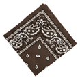 thumbnail image 3 of Unisex Bandana Headscarf Neck Scarf Scarf Biker Scarf Motorcycle Coffee, Inch, 3 of 6
