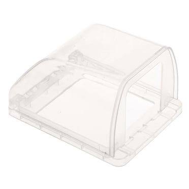 Transparent Receptacle Wallplate Cover, Electrical Socket Water Box,Bathroom Socket Switch plug Clear