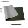 thumbnail image 1 of Daisyyozoid Pure Color Leather Mouse Pad Large Waterproof Desk Pad Home Office Laptop Leather Mouse Pad Writing Pad Double-sided, 1 of 2