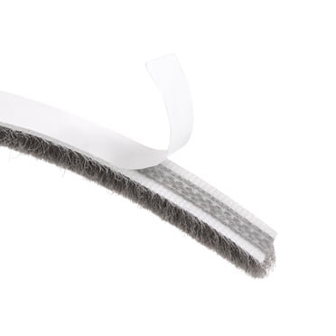 Uxcell Brush Weather Stripping Adhesive Felt Door Seal Strip Pile Gray 9mmx5mm