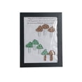 thumbnail image 2 of Sea Glass Photo Frame for Tabletop Display, Home and Office Decor, Black or White, 8x6 Inch, Modern Beach Style Gift, 2 of 5