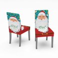 thumbnail image 3 of facefd 140*180CM Nappe de Noël Housse de Chaise Ensemble Décorations de Noël Imperméable Décoration de Table de Souper de Noël pour Restaurant Terrasse, 3 of 4