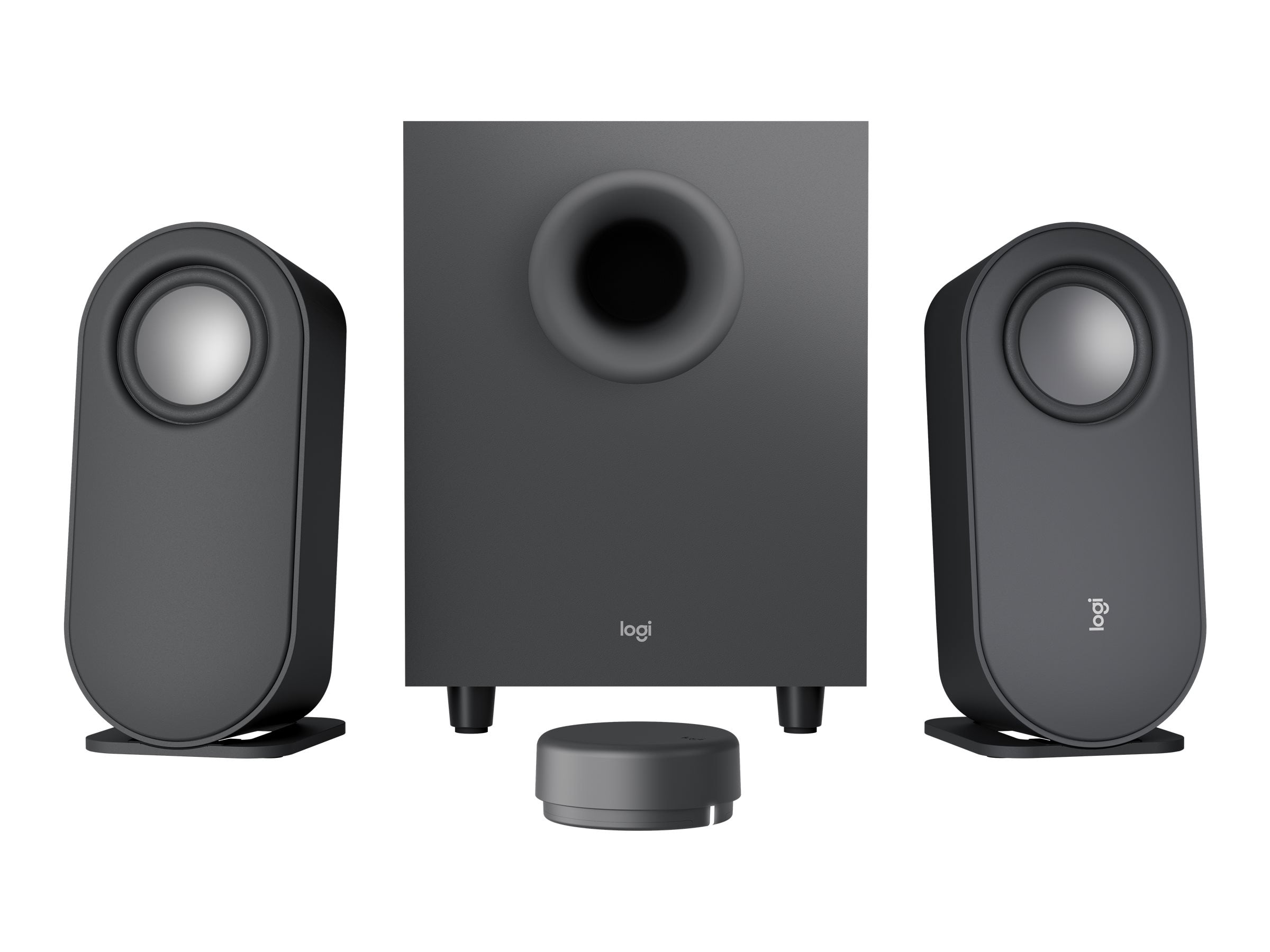 Logitech Z407 Haut-Parleurs d'Ordinateur Bluetooth avec Caisson de Basses et Commande Sans Fil, Son Immersif, Prém
