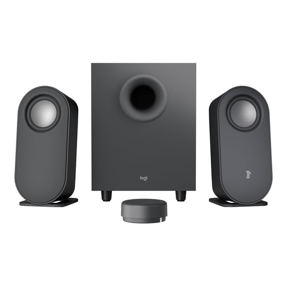 Logitech Z407 Bluetooth Computer Speakers with Subwoofer and Wireless Control, Immersive Sound, Prem