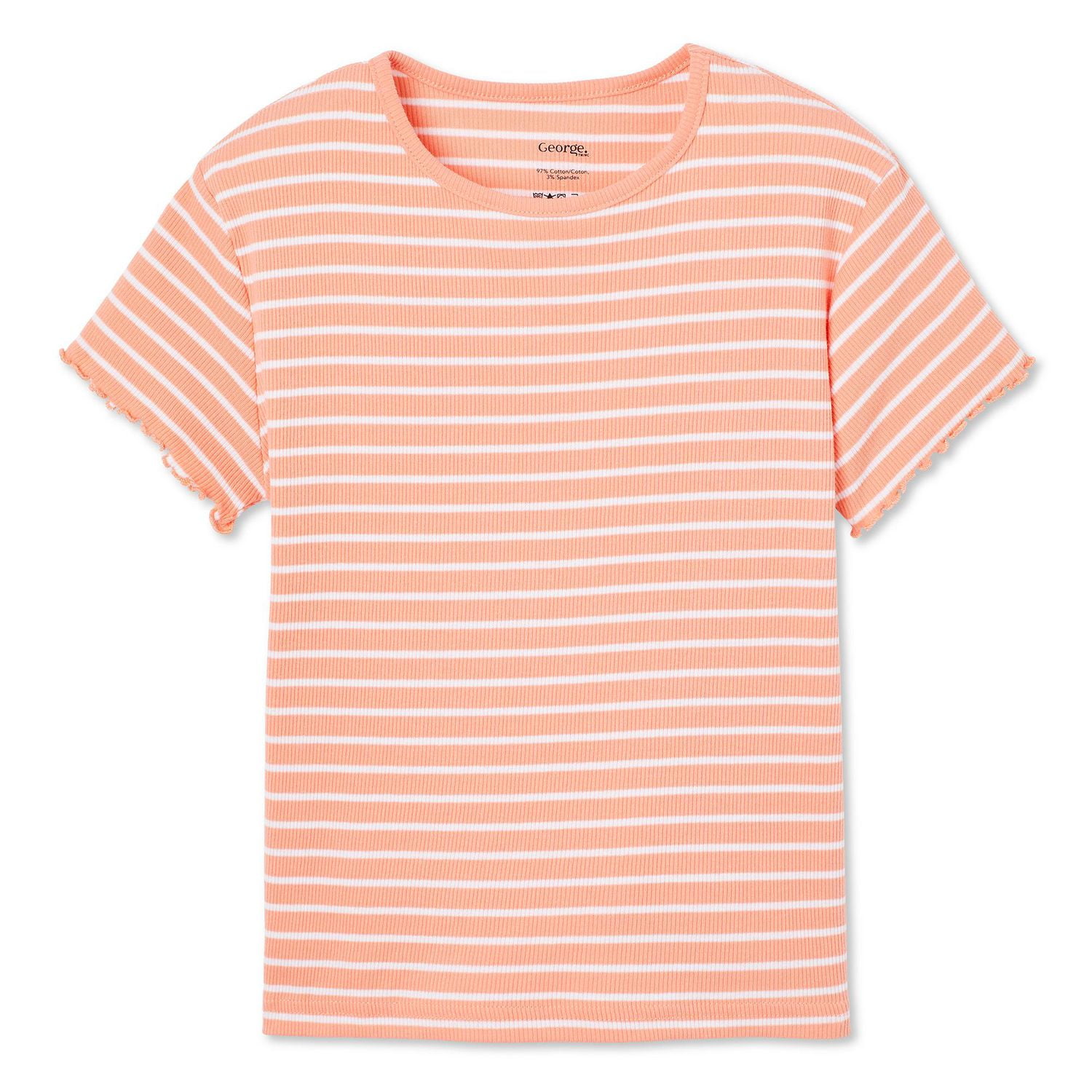 T-shirt côtelé George pour filles