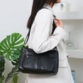 thumbnail image 1 of Zipper Crossbody Bag, Wide Strap Phone Wallet, Shoulder Purse, Multiple Zipper Pockets, Secure Hands-Free Carry, Compact Organizer, Durable Daily Use, 1 of 7