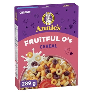 Annie’s Organic Fruitful O's Breakfast Cereal, Gluten Free and Whole Grain
