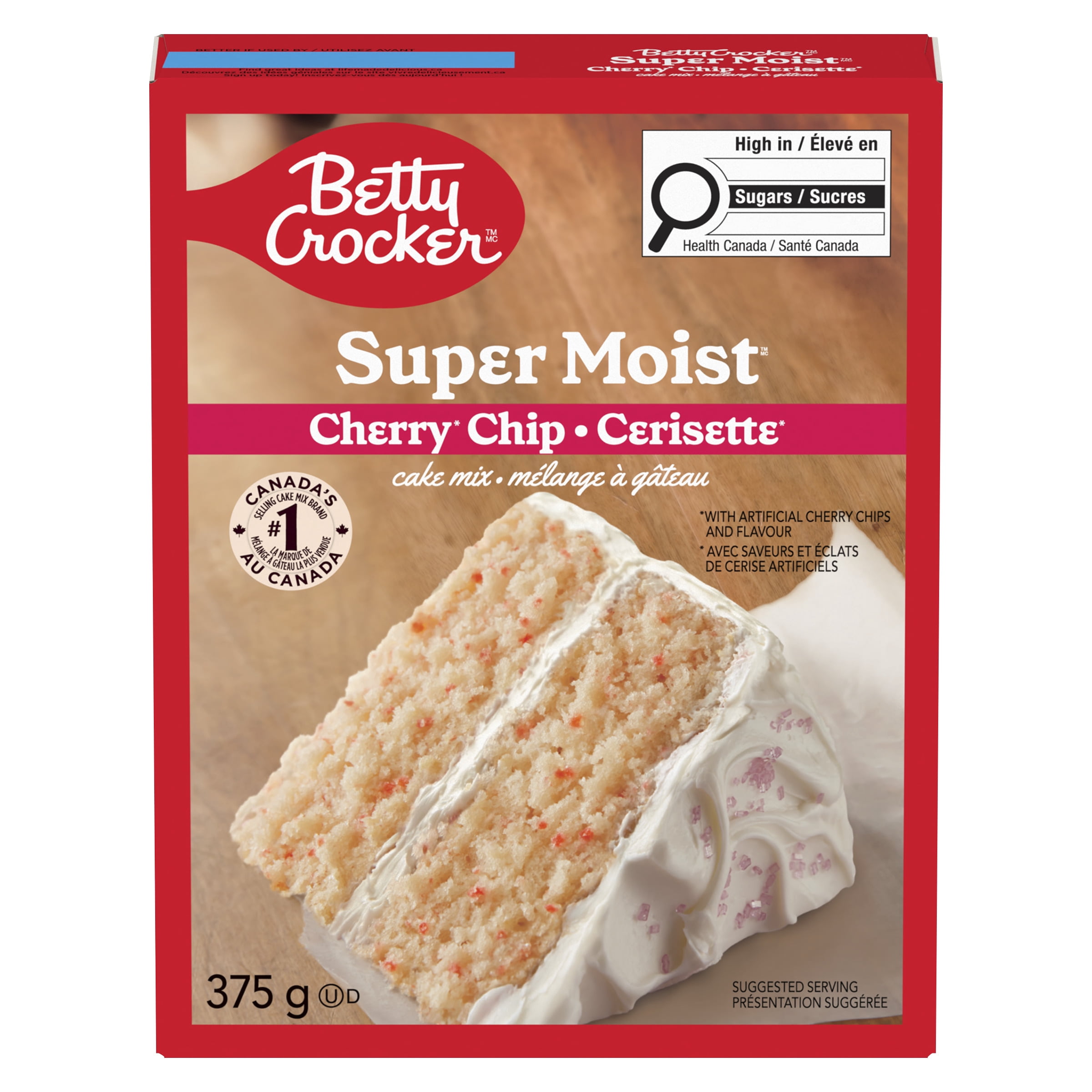 Betty Crocker Super Moist ケーキミックス Betty Crocker Super Moist Cherry Chip Cake Mix - Walmart.ca