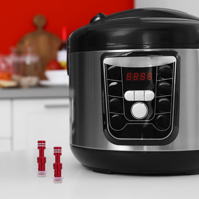QUMIIRITY 5 Sets Pressure Canner Accessories Aluminium Red Exhaust Cooking Equipment