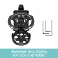 thumbnail image 5 of TopLLC Tools&Home Improvement Folding Turntable Water Cup Aluminum Alloy Folding Cup With Rotation Turntable And Screws Tool Light Bicycle Bottle For Motorcycles Bicycles Water cup holder, 5 of 5