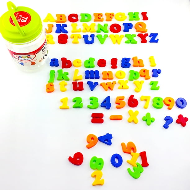 Alphabet Magnétique Enfants Éducatif Apprentissage Aimants Lettres Chiffres Symboles Jouet ABC 123 Réfrigérateur Jouet en Plastique
