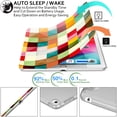 thumbnail image 4 of DuraSafe Cases iPad PRO 12.9 Inch 4th 5th 6th [ Pro 12.9 4 5 6 ] MY3K2LL/A MY3J2LL/A MY2H2LL/A MY2J2LL/A TriFold Printed PC Lightweight Protective Clear Back Cover - Color Grid, 4 of 8