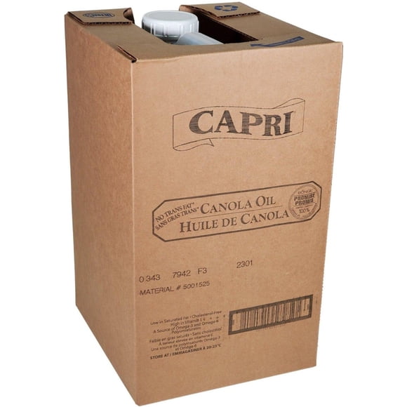 Capri Canola Oil Box No Trans Fat, Zero Cholesterol 16 Liter
