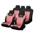 thumbnail image 2 of HIGERH Universal Car Seat Covers Set | 9-Piece Full Set for 5-Seater | Embroidered Design with Memory Silk Wadding | Breathable, Non-Slip & Comfortable Seat Cushions, 2 of 2