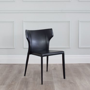 Adoro Chaise Latérale Empilable en Similicuir de Style Mi-Siècle Moderne - Qualité Contractuelle