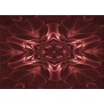 thumbnail image 1 of Ahgly Company Tapis d'Intérieur Rectangulaire Transitionnel Rouge Brique Feu Lavable à la Machine, 7 Pieds x 10 Pieds, 1 of 7