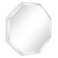 thumbnail image 1 of Kate and Laurel Rhodes Modern Octagon Wall Mirror, White 25x25 Inches, 1 of 5