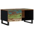 thumbnail image 3 of vidaXL Coffee Table 80x50x40 cm Solid Wood Reclaimed&Engineered Wood, 3 of 5